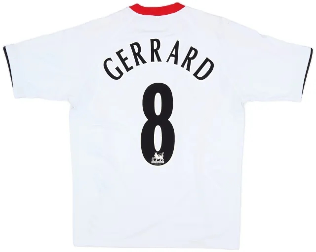 Reebok 2005-06 Liverpool Away Shirt Gerrard #8 - 6/10 - (M)