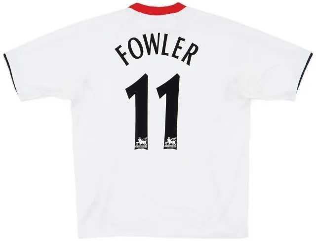 Reebok 2005-06 Liverpool Away Shirt Fowler #11 - 8/10 - (L)