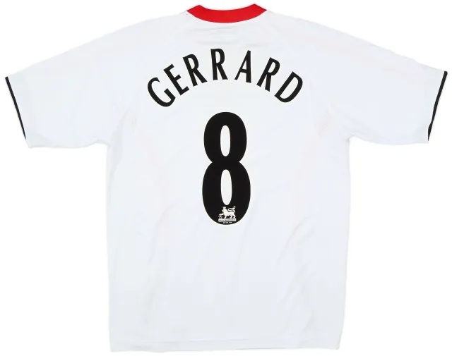 Reebok 2005-06 Liverpool Away Shirt Gerrard #8 - 6/10 - (M)