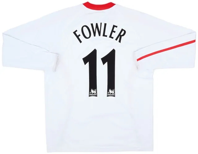 Reebok 2005-06 Liverpool Away L/S Shirt Fowler #11 - 6/10 - (L)
