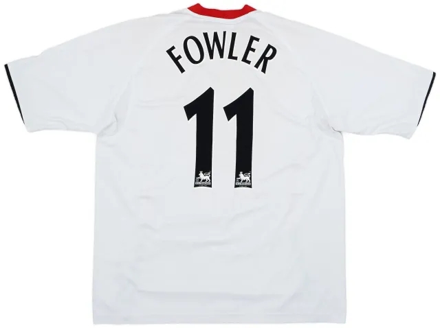 Reebok 2005-06 Liverpool Away Shirt Fowler #11 - 5/10 - (XL)