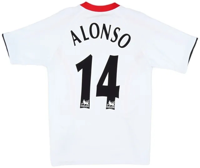 Reebok 2005-06 Liverpool Away Shirt Alonso #14 - 7/10 - (S)