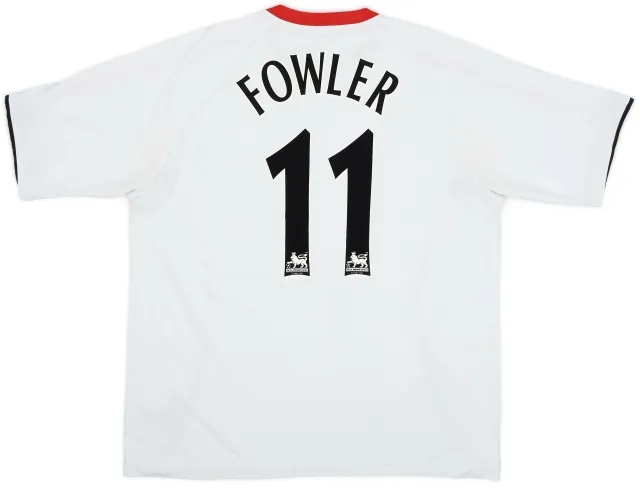 Reebok 2005-06 Liverpool Away Shirt Fowler #11 - 6/10 - (XL)