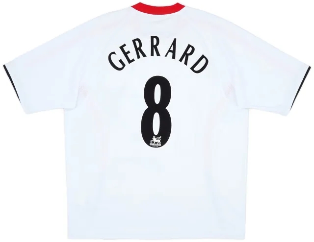 Reebok 2005-06 Liverpool Away Shirt Gerrard #8 - 6/10 - (XL)