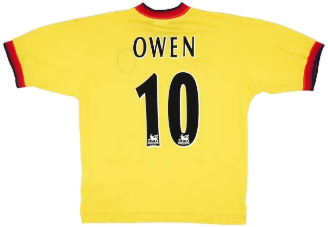 Reebok 1997-99 Liverpool Away Shirt Owen #10 - 9/10 - (L)