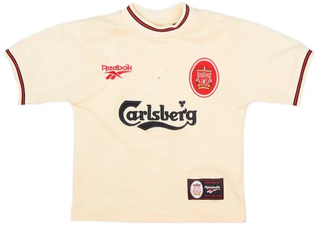 Reebok 1996-97 Liverpool Away Shirt - 7/10 - (S.Boys)