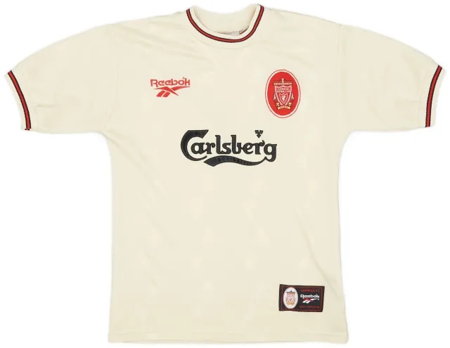 Reebok 1996-97 Liverpool Away Shirt - 9/10 - (M.Boys)