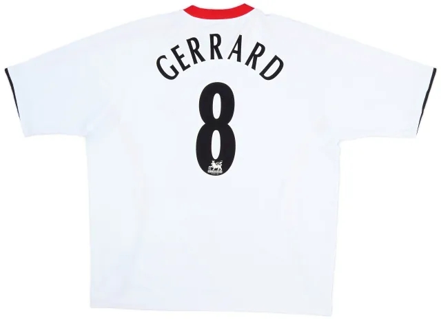 Reebok 2005-06 Liverpool Away Shirt Gerrard #8 - 6/10 - (XXL)