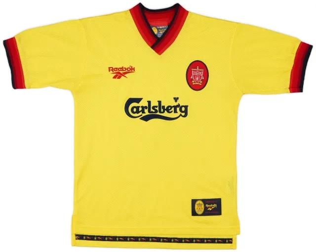 Reebok 1997-99 Liverpool Away Shirt - 9/10 - (XL.Boys)