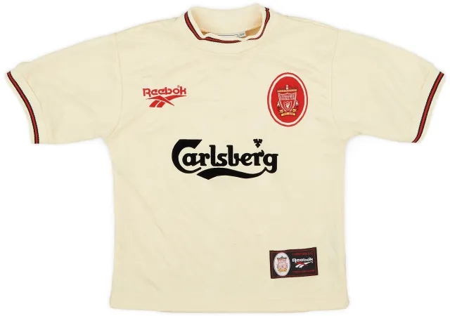 Reebok 1996-97 Liverpool Away Shirt - 8/10 - (S.Boys)