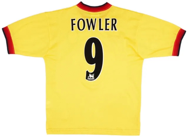 Reebok 1997-99 Liverpool Away Shirt Fowler #9 - 10/10 - (M)