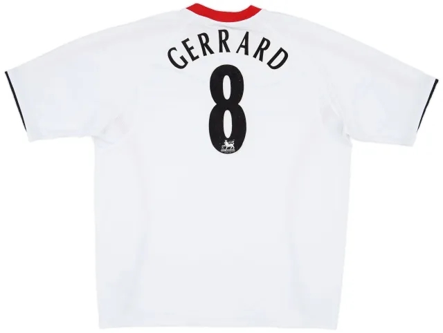 Reebok 2005-06 Liverpool Away Shirt Gerrard #8 - 6/10 - (XXL)
