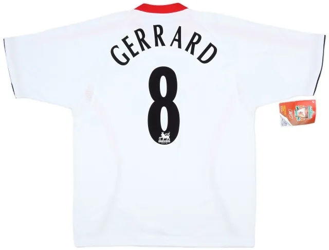 Reebok 2005-06 Liverpool Away Shirt Gerrard #8 (XL)