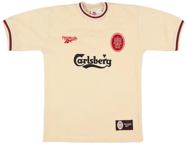 Reebok 1996-97 Liverpool Away Shirt - 9/10 - (Y)