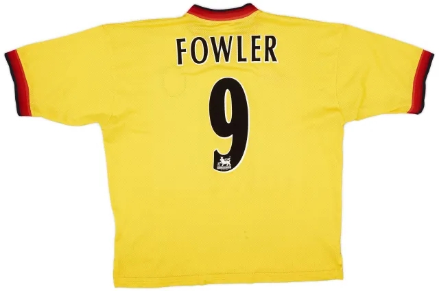 Reebok 1997-99 Liverpool Away Shirt Fowler #9 - 7/10 - (XL)