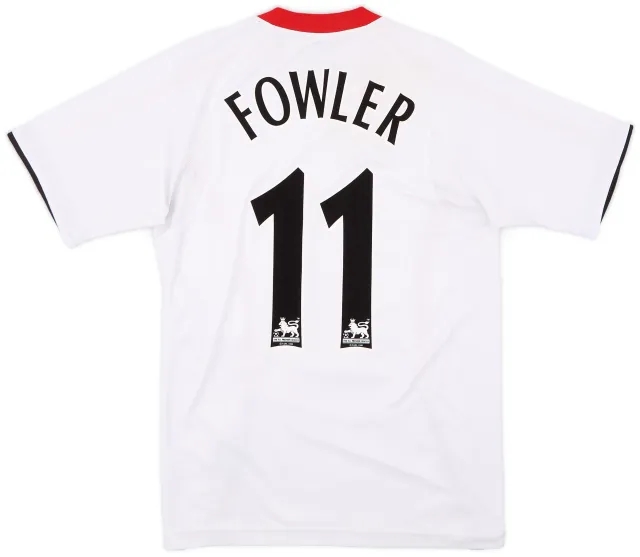 Reebok 2005-06 Liverpool Away Shirt Fowler #11 - 8/10 - (S)