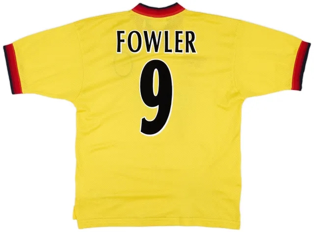 Reebok 1997-99 Liverpool Away Shirt Fowler #9 - 9/10 - (M)