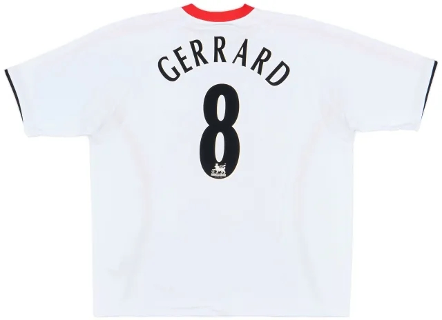 Reebok 2005-06 Liverpool Away Shirt Gerrard #8 - 7/10 - (XXL)