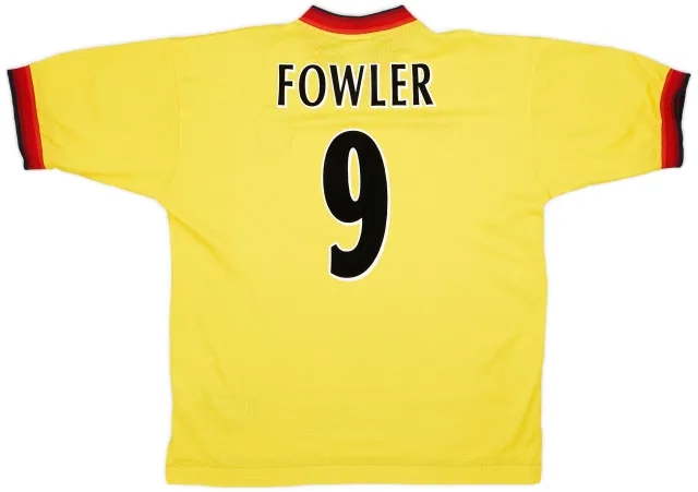 Reebok 1997-99 Liverpool Away Shirt Fowler #9 - 9/10 - (XXL)