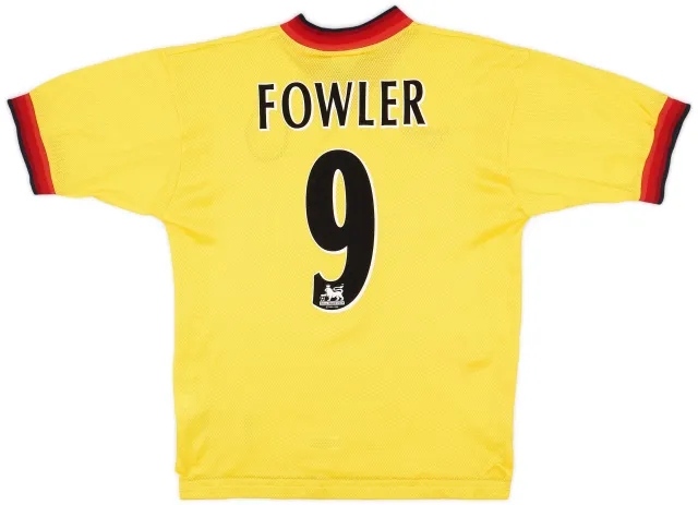 Reebok 1997-99 Liverpool Away Shirt Fowler #9 - 9/10 - (M)