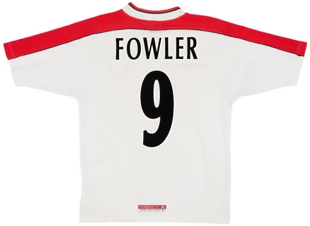 Reebok 1998-99 Liverpool Away Shirt Fowler #9 - 5/10 - (S)
