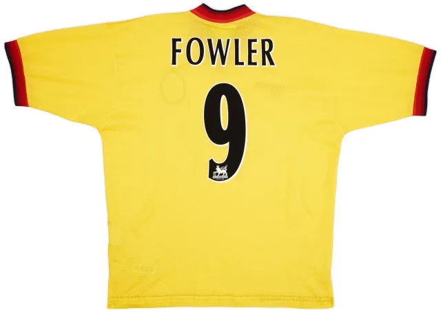 Reebok 1997-99 Liverpool Away Shirt Fowler #9 - 8/10 - (L)