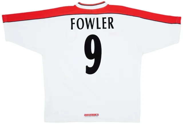 Reebok 1998-99 Liverpool Away Shirt Fowler #9 - 8/10 - (L)