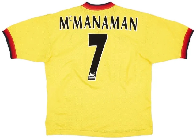 Reebok 1997-99 Liverpool Away Shirt McManaman #7 - 5/10 - (L)