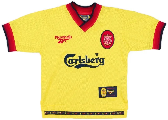 Reebok 1997-99 Liverpool Away Shirt - 7/10 - (S.Boys)