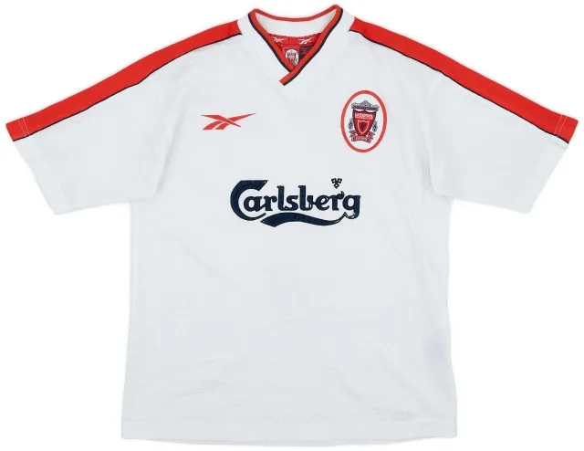 Reebok 1998-99 Liverpool Away Shirt - 7/10 - (M.Boys)