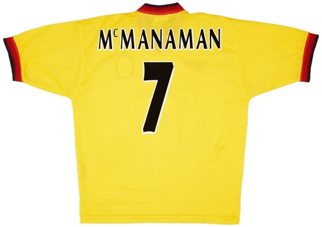 Reebok 1997-99 Liverpool Away Shirt McManaman #7 - 9/10 - (L)