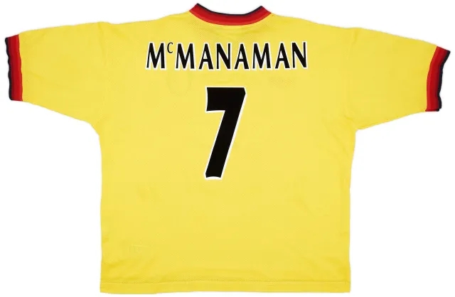 Reebok 1997-99 Liverpool Away Shirt McManaman #7 - 8/10 - (XXL)
