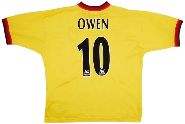 Reebok 1997-99 Liverpool Away Shirt Owen #10 - 6/10 - (XL)
