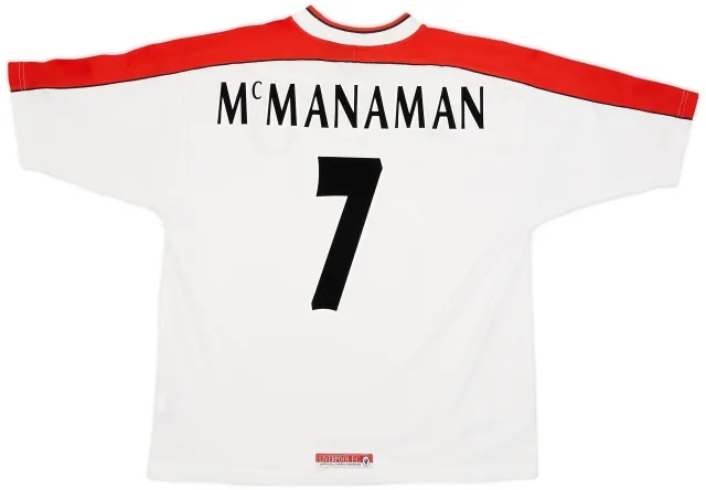 Reebok 1998-99 Liverpool Away Shirt McManaman #7 - 7/10 - (L)