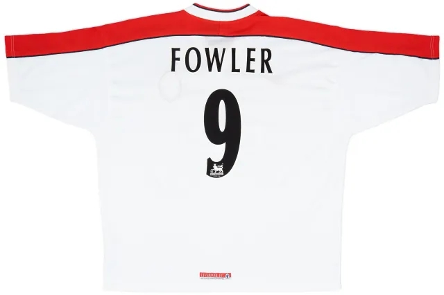 Reebok 1998-99 Liverpool Away Shirt Fowler #9 - 9/10 - (XXL)
