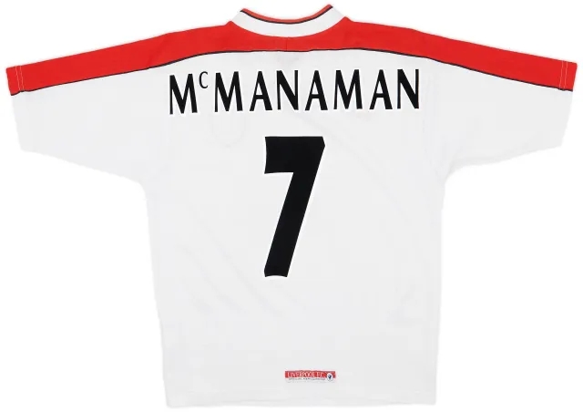 Reebok 1998-99 Liverpool Away Shirt McManaman #7 - 7/10 - (S)