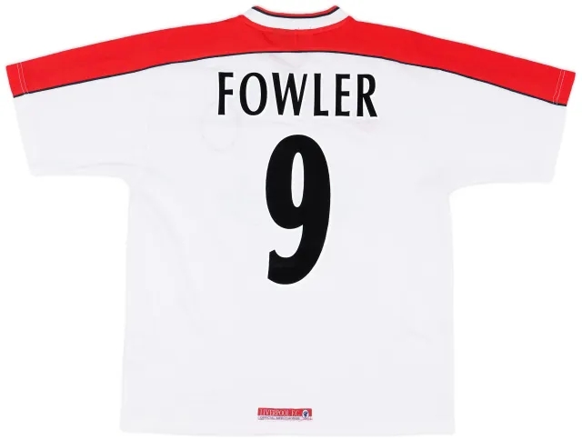 Reebok 1998-99 Liverpool Away Shirt Fowler #9 - 8/10 - (S)