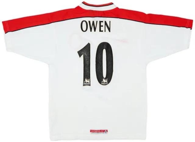 Reebok 1998-99 Liverpool Away Shirt Owen #10 - 6/10 - (S)