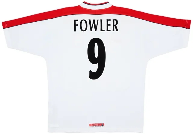 Reebok 1998-99 Liverpool Away Shirt Fowler #9 - 8/10 - (L)