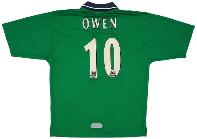Reebok 1999-00 Liverpool Away Shirt Owen #10 - 5/10 - (M)