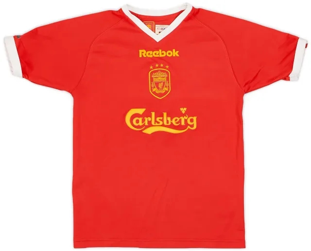 Reebok 2001-03 Liverpool CL Shirt - 8/10 - (L.Boys)