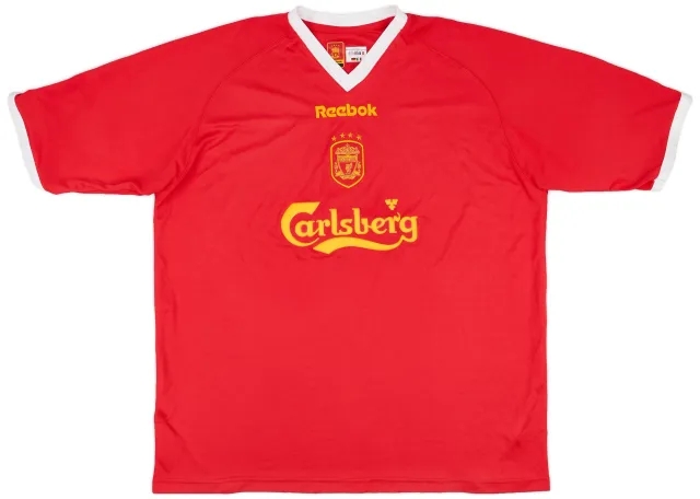 Reebok 2001-03 Liverpool CL Shirt - 8/10 - (XXL)