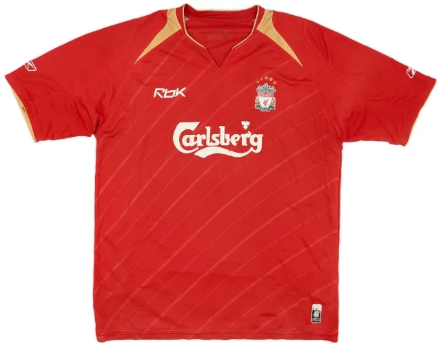 Reebok 2005-06 Liverpool CL Home Shirt - 5/10 - (XL)