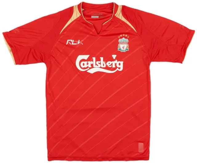 Reebok 2005-06 Liverpool CL Home Shirt - 4/10 - (S)