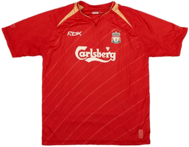 Reebok 2005-06 Liverpool CL Home Shirt - 5/10 - (L)