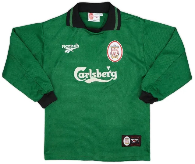 Reebok 1996-97 Liverpool GK Shirt - 8/10 - (M.Boys)