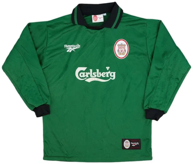 Reebok 1996-97 Liverpool GK Shirt - 9/10 - (Y)