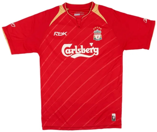 Reebok 2005-06 Liverpool CL Home Shirt - 5/10 - (S)
