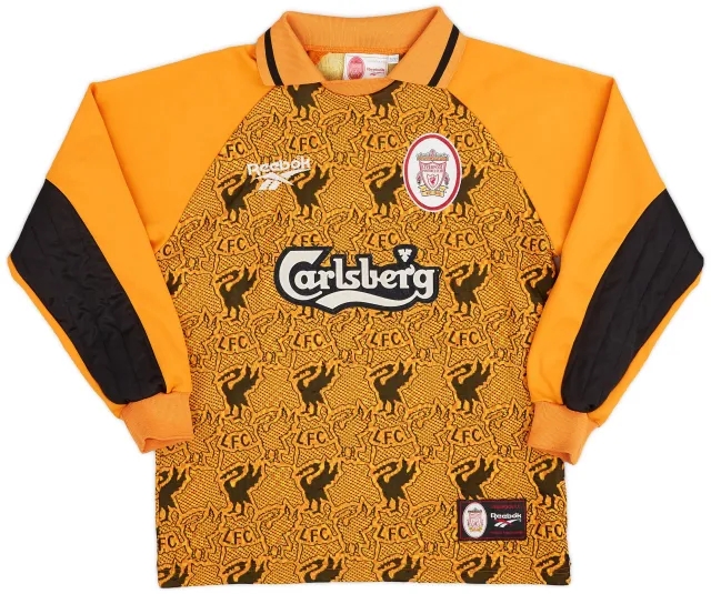 Reebok 1996-97 Liverpool GK Shirt - 6/10 - (L.Boys)