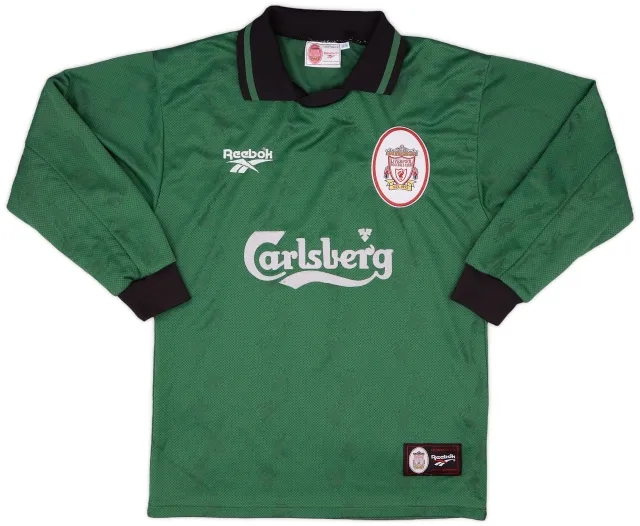 Reebok 1996-97 Liverpool GK Shirt - 7/10 - (S)